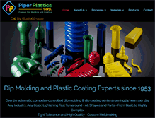 Tablet Screenshot of piper-plastics.com